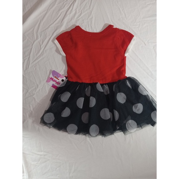 New Disney Jr Minnie Mouse Baby Toddler Girl 18 mo Cosplay Dress Up TuTu Costume - Picture 8 of 10